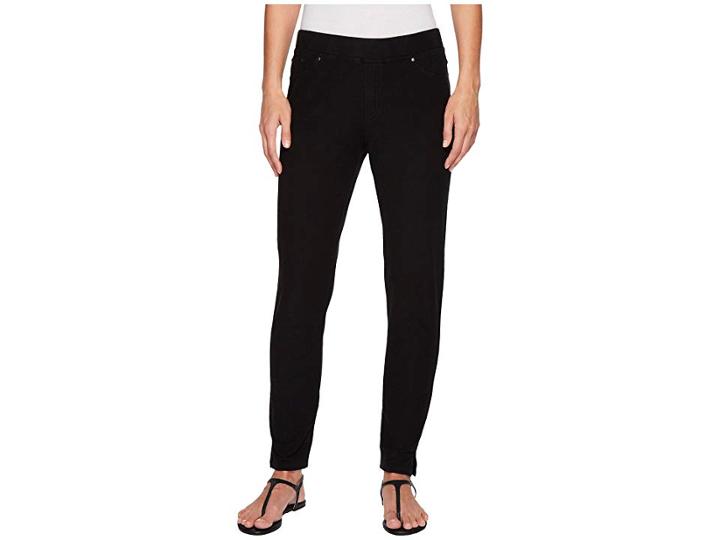 Mod-o-doc Stretch Knit Twill Skinny Ankle Length Pants (black) Women's Casual Pants