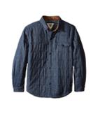 Vissla Kids Cronkhite Quilted Shirt Jacket (big Kids) (dark Navy) Boy's Coat