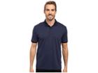 Calvin Klein Liquid Cotton Stripe Polo (atlantis) Men's Short Sleeve Knit