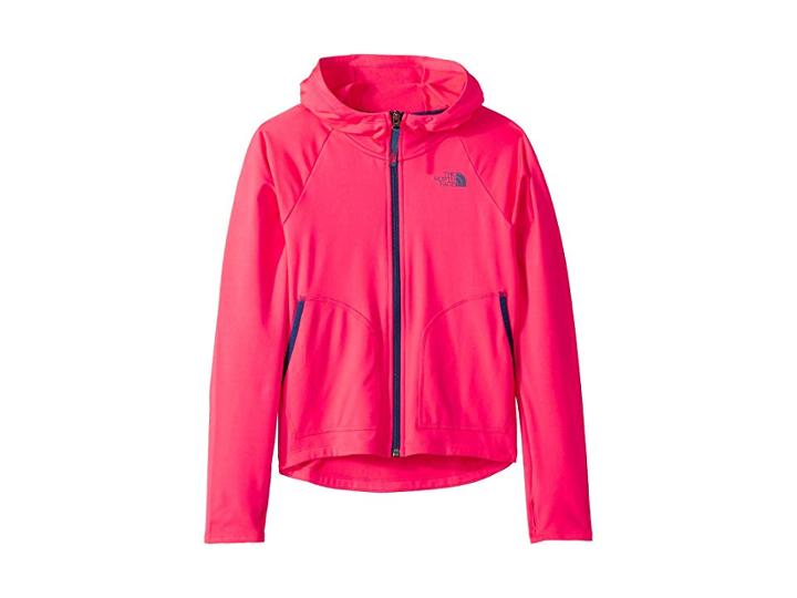 The North Face Kids Pamilia Full Zip Hoodie (little Kids/big Kids) (atomic Pink) Girl's Sweatshirt