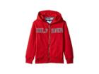 Tommy Hilfiger Kids Hilfiger Chest Hoodie (toddler/little Kids) (scarlet Sage) Boy's Sweatshirt