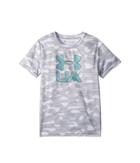 Under Armour Kids Edge Camo Logo Short Sleeve (little Kids/big Kids) (overcast Gray) Boy's Clothing