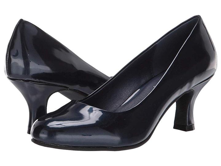 Amiana 15-a5304 (little Kid/big Kid/adult) (navy Patent) Girl's Shoes