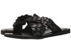 Massimo Matteo Woven Slide (black) Men's Sandals