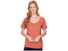 Woolrich Eco Rich Bell Canyon Tee (baked Clay) Women's T Shirt