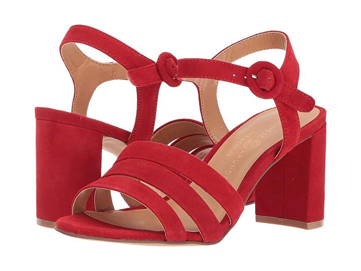 Chinese Laundry Ryden Sandal (red Kid Suede) Women's Sandals