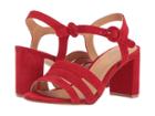 Chinese Laundry Ryden Sandal (red Kid Suede) Women's Sandals