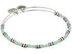 Alex And Ani Coastal Ocean Bangle (rafaelian Silver) Bracelet