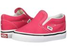 Vans Kids Classic Slip-on (infant/toddler) (azalea/true White) Girls Shoes