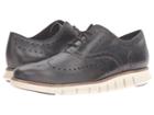 Cole Haan Zerogrand Wing Oxford (java Leather/ivory) Men's Lace Up Casual Shoes