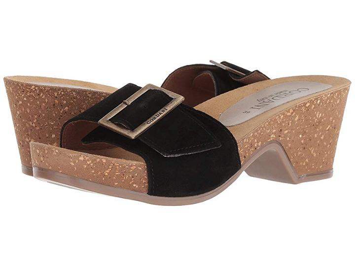 Cordani Arina (black Suede) Women's 1-2 Inch Heel Shoes