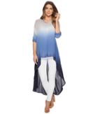 Young Fabulous & Broke Macauley Top (capri Blue Ombre) Women's Clothing