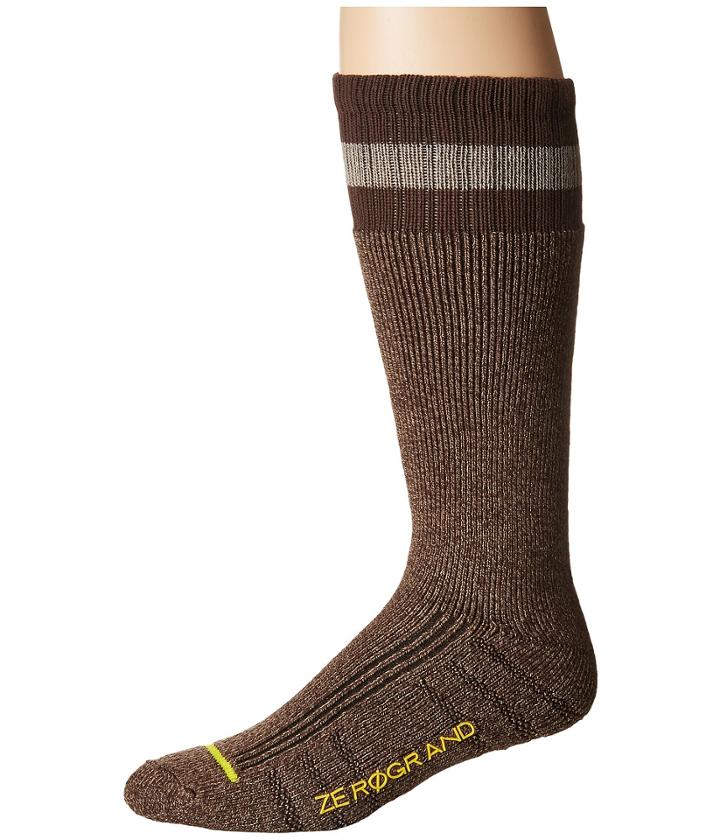 Cole Haan Zerogrand Boot Sock (java/morel) Men's Crew Cut Socks Shoes