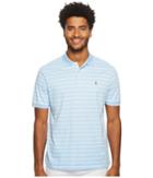 Polo Ralph Lauren Pima Polo Short Sleeve Knit (elite Blue/white) Men's Clothing