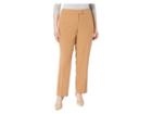 Anne Klein Plus Size Crepe Slim Bowie Pants (vicuna) Women's Casual Pants