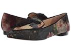 Sole / Society Hadlee-2 (black Floral) Women's Flat Shoes