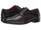 Florsheim Belfast Perf Toe Oxford (grey/black Smooth) Men's Lace Up Wing Tip Shoes