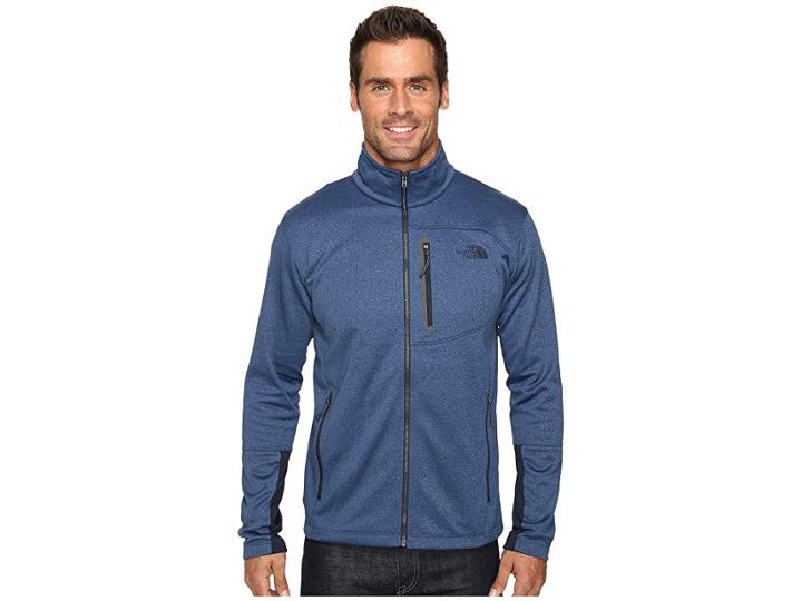 The North Face Canyonlands Full Zip (shady Blue Heather) Men's Coat