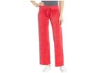 Juicy Couture Mar Vista Velour Pants (cordial) Women's Casual Pants