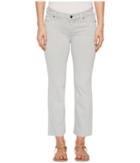 Liverpool Hannah Crop Flare In Slub Stretch Twill In Fossil (fossil) Women's Casual Pants