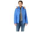 U.s. Polo Assn. Hoodie Puffer (dazzling Blue) Women's Coat