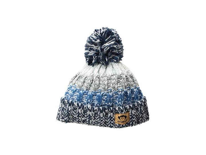 Appaman Kids Tricolored With Puff Ball Ivan Hat (infant/toddler/little Kids/big Kids) (true Blue) Caps