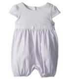Ralph Lauren Baby Striped Cotton Jersey Romper (infant) (summer Lilac/white) Girl's Jumpsuit & Rompers One Piece