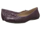 Softwalk Naperville (oxblood Woven Soft Nappa Leather) Women's Flat Shoes