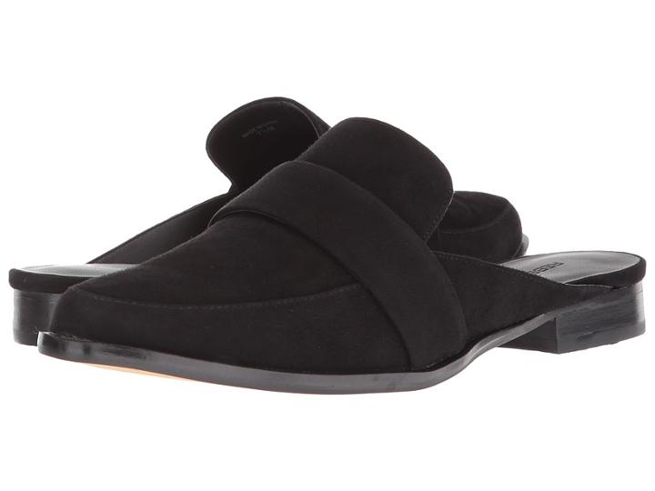 Rebecca Minkoff Mika (black Kid Suede) Women's Dress Flat Shoes