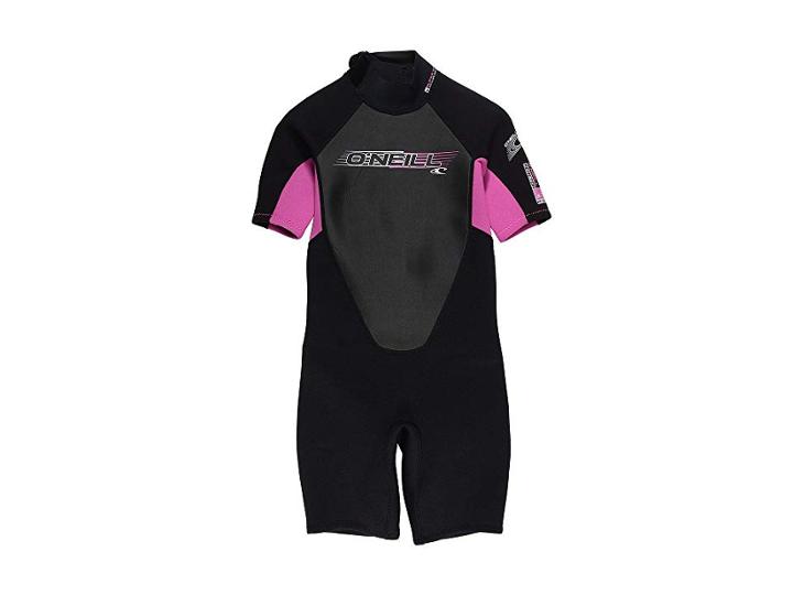 O'neill Kids Reactor Spring (little Kids/big Kids) (black/fox Pink/black) Boy's Swimwear