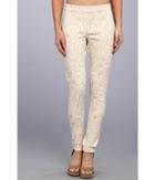 Christin Michaels Comfort Waist Stretch Ikat Jean (beige/white) Women's Casual Pants