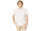 Ben Sherman Starburst Print Short Sleeve Shirt (white) Men's Short Sleeve Button Up