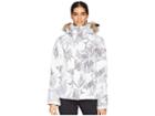 Roxy Jet Ski 10k Jacket (bright White Swell Flowers) Women's Coat