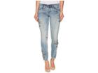 Blank Nyc Denim Floral Embroidered Skinny In Back To Nature (back To Nature) Women's Jeans