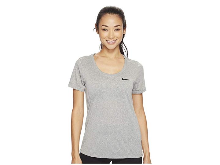 Nike Dry Training T-shirt (dark Grey Heather) Women's T Shirt