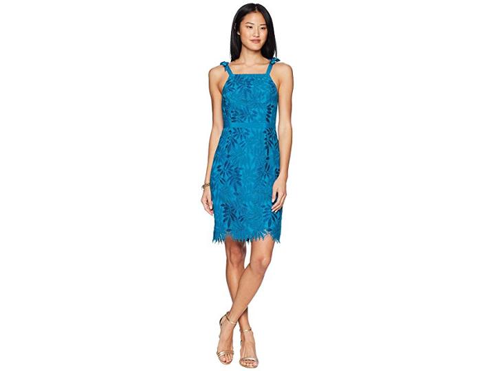 Lilly Pulitzer Kayleigh Shift Dress (tidal Wave Fern Gallery Lace) Women's Dress