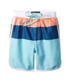 Toobydoo Bondi Beach Swim Shorts (infant/toddler/little Kids/big Kids) (orange/navy/aqua) Boy's Swimwear