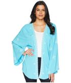 Ariat Misty Kimono (maui Blue) Women's Blouse