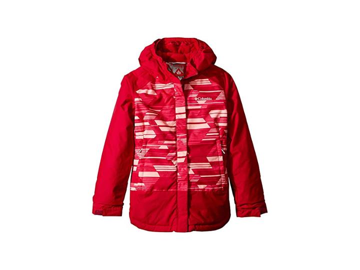 Columbia Kids Mighty Mogultm Jacket (little Kids/big Kids) (pomegranate Geo Print/pomegranate) Girl's Coat