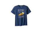 Rip Curl Kids Pizza Party Heather Tee (big Kids) (navy) Boy's T Shirt