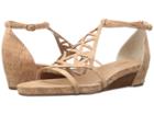 Vaneli Kaddy (natural Cork/gold Buckle) Women's Sandals