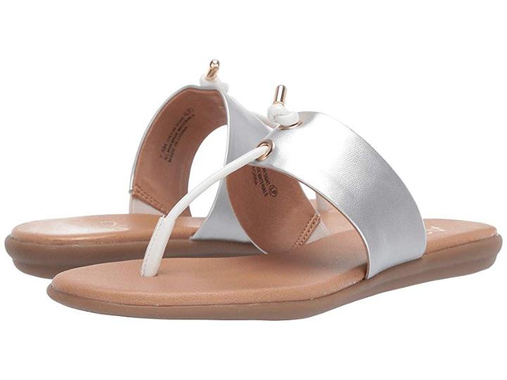 A2 By Aerosoles Chlear Sight (white/silver Pu) Women's Sandals