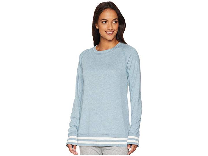 Felina Geena French Terry Sweatshirt (heather Arona) Women's Pajama