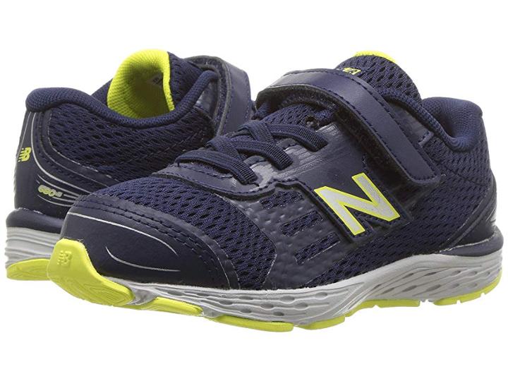 New Balance Kids Ka680v5i (infant/toddler) (pigment/limeade) Boys Shoes