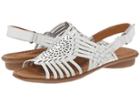Naturalizer Wendy (white Leather) Women's Sandals