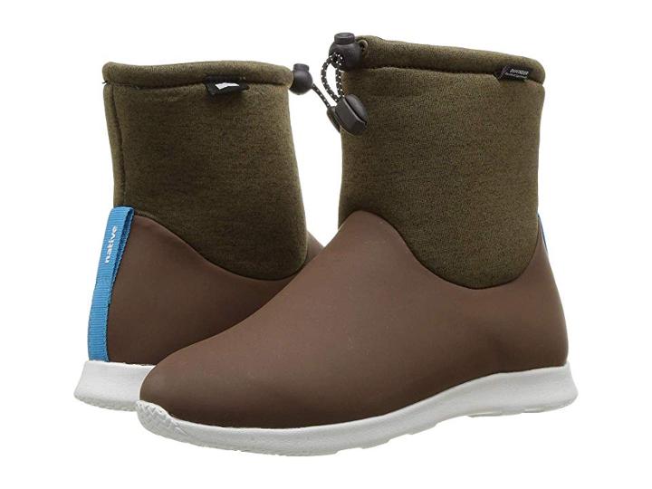 Native Kids Shoes Ap Ranger (little Kid) (howler Brown/utili Green/shell White) Kids Shoes