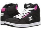 Dc Rebound High Tx Se (black/fuchsia) Women's Skate Shoes