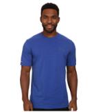 Under Armour Charged Cotton(r) Left Chest Lockup (royal/steel) Men's T Shirt