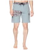 Volcom 3 Quarta Stoney 19 Boardshorts (misty Blue) Men's Swimwear