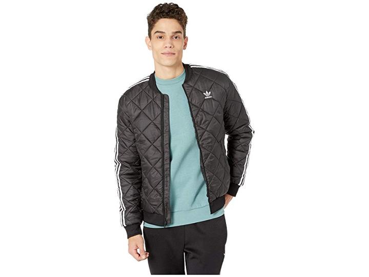 Adidas Originals Sst Quilted Jacket (black) Men's Coat